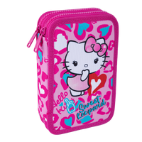 Colorino Jumper 2 Hello Kitty astuccio doppio scomparto completo – Hello Kitty Rosa