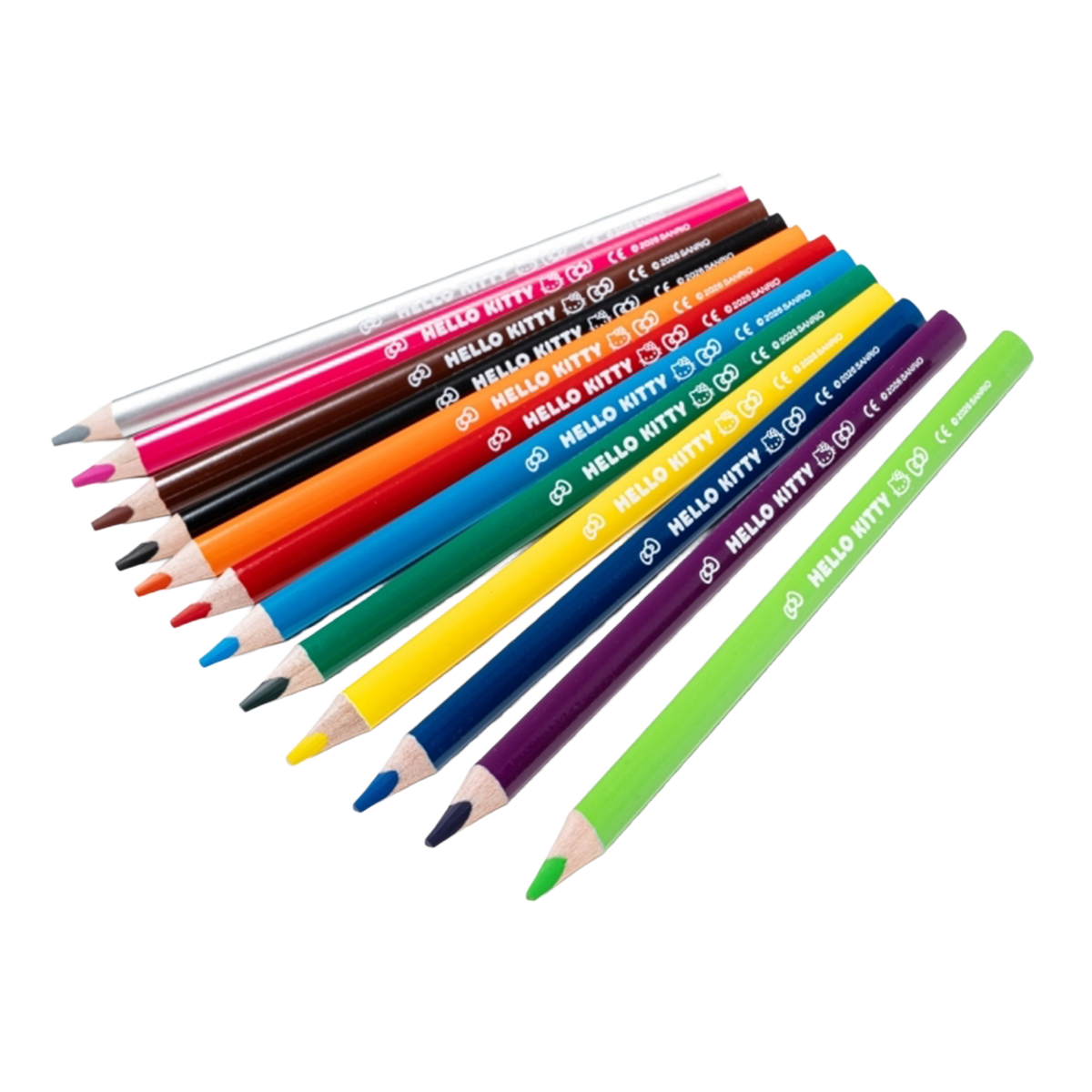 Colorino matite colorate triangolari JUMBO, Hello Kitty, 12 colori