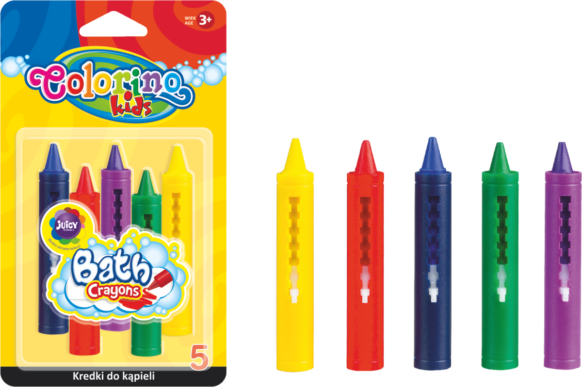 Colorino pastelli a cera per il bagnetto – 5 colori