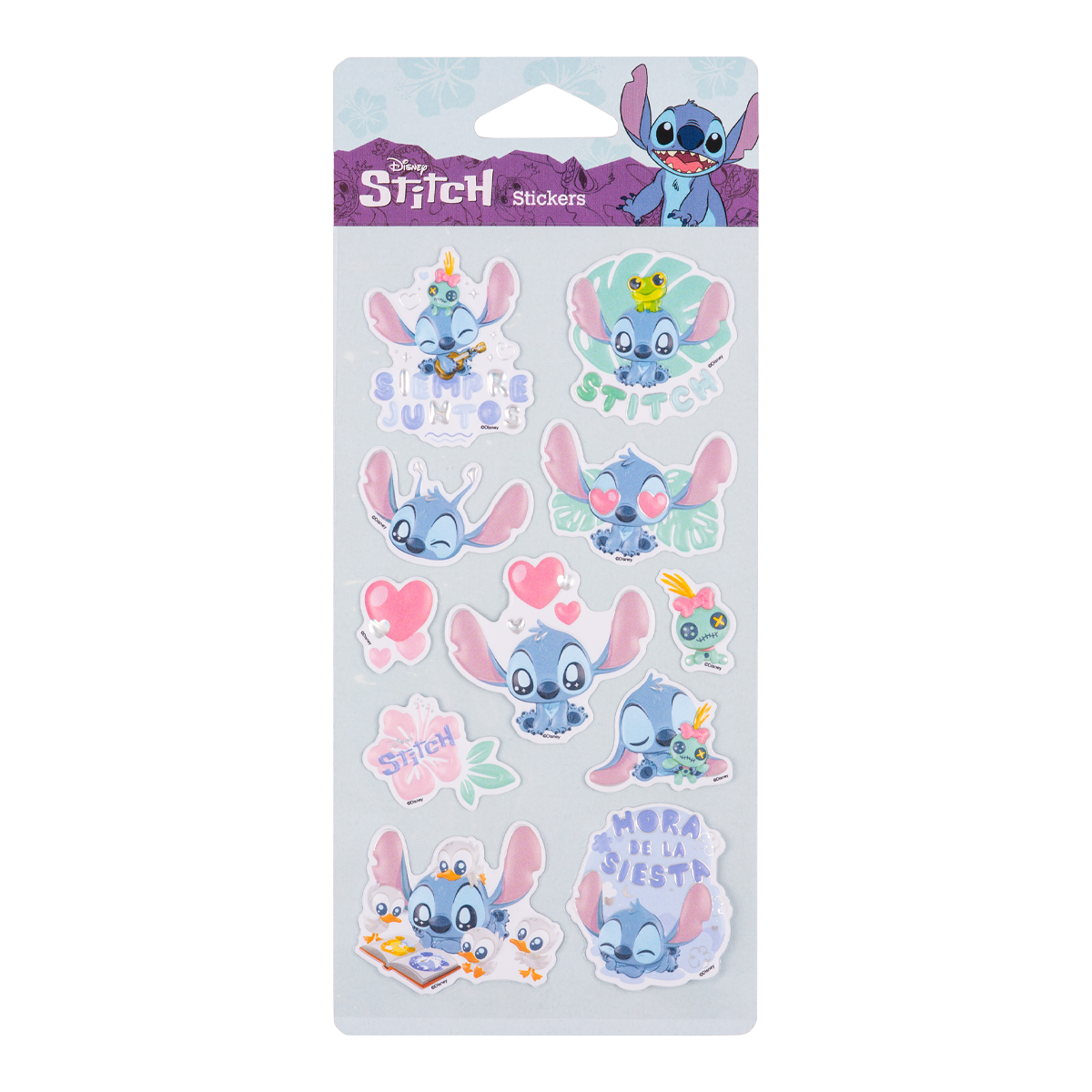 Colorino Pop-Up adesivi Stitch Pastel 1, mix di motivi