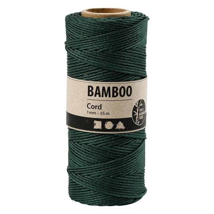Corda di bambù intrecciata - 65 m | vari colori