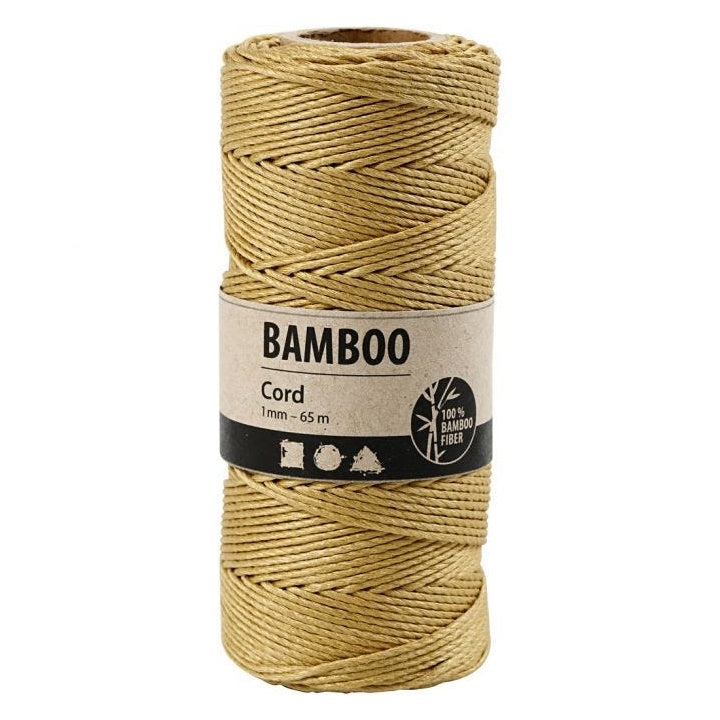 Corda di bambù intrecciata - 65 m | vari colori