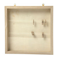 Cornice in legno 3D 23x23 cm