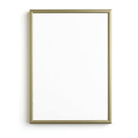 Cornice in metallo oro con plexiglas | varie misure