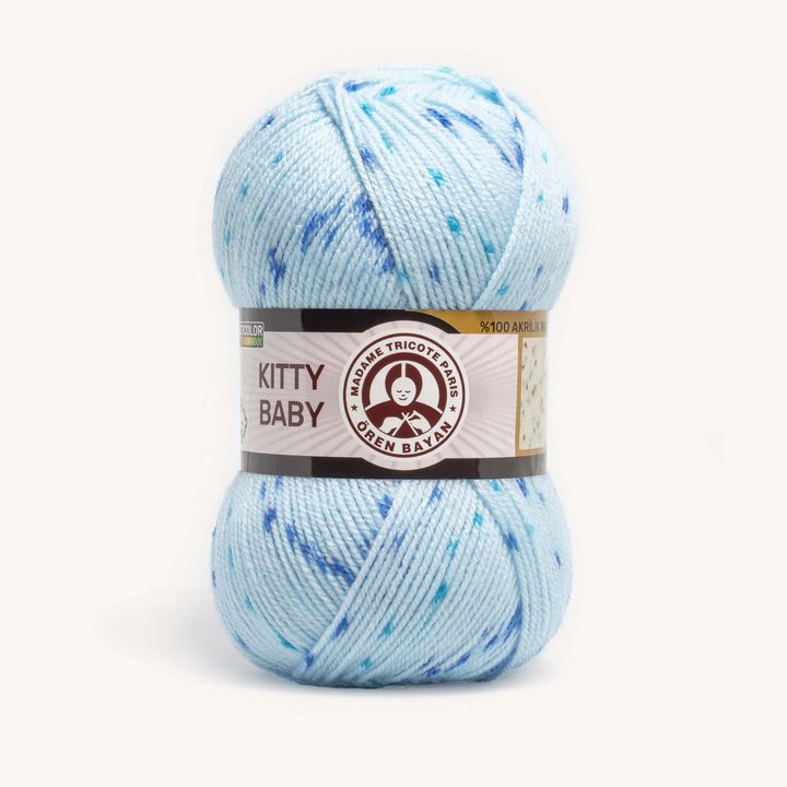 Cotone per bambini Madame Tricote Paris Kitty Baby 100 g | scegli un colore