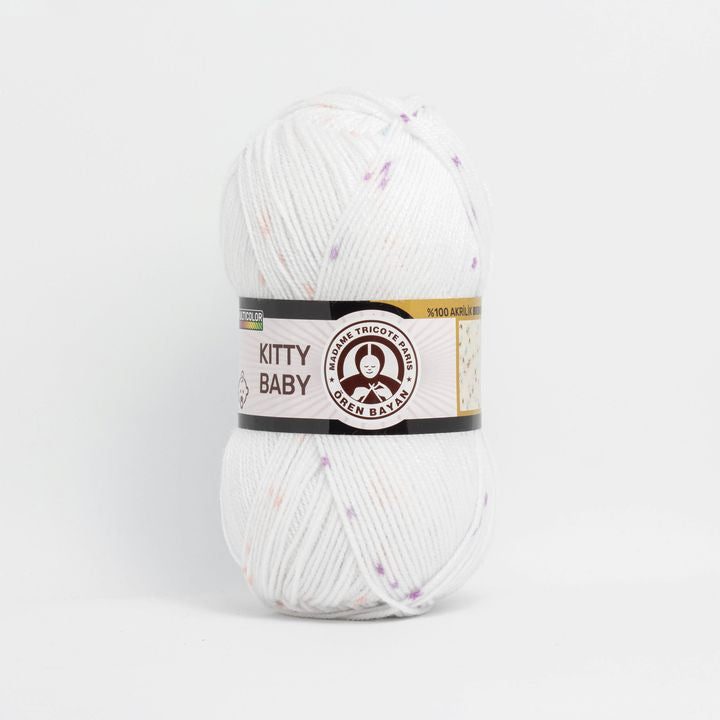 Cotone per bambini Madame Tricote Paris Kitty Baby 100 g | scegli un colore
