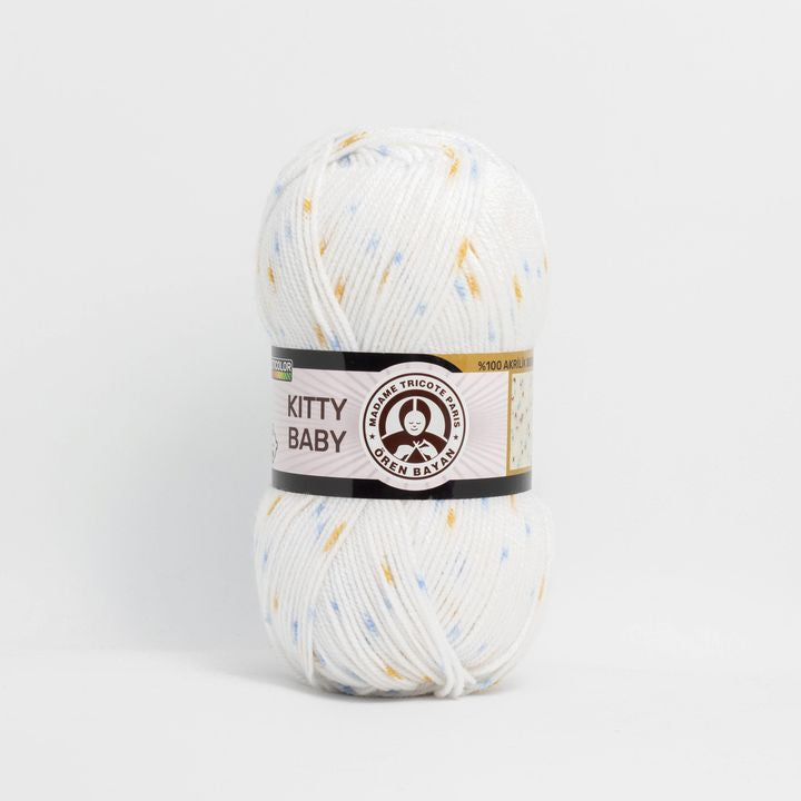 Cotone per bambini Madame Tricote Paris Kitty Baby 100 g | scegli un colore