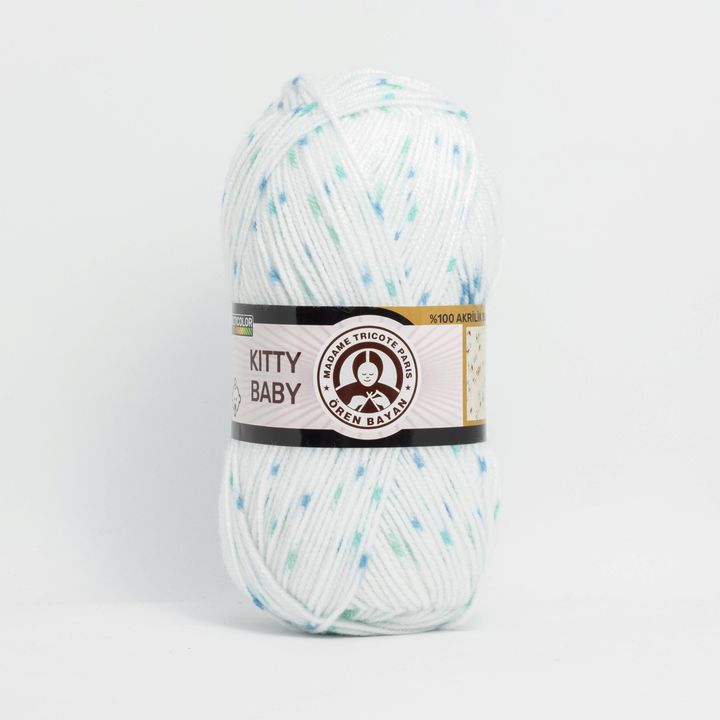 Cotone per bambini Madame Tricote Paris Kitty Baby 100 g | scegli un colore