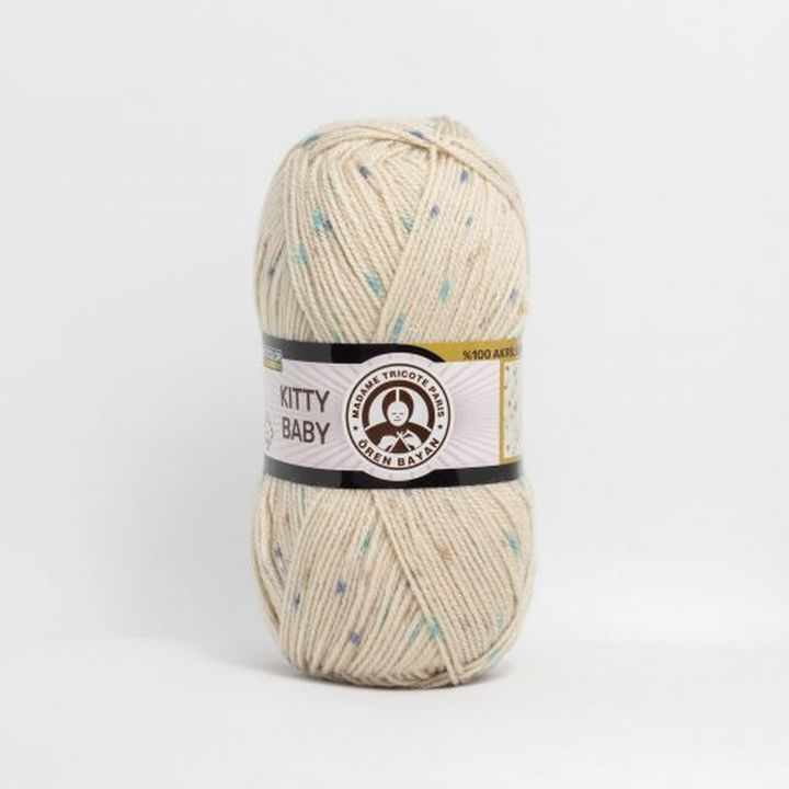 Cotone per bambini Madame Tricote Paris Kitty Baby 100 g | scegli un colore