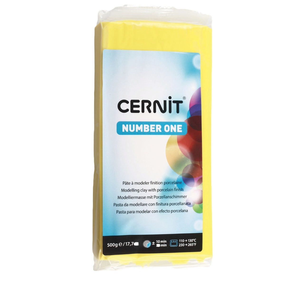 Massa del polimero CERNIT NUMBER ONE 500 g – Primary Yellow