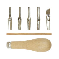 DALER ROWNEY Adigraf set professionale di sgorbie per linoleografia 5 pz