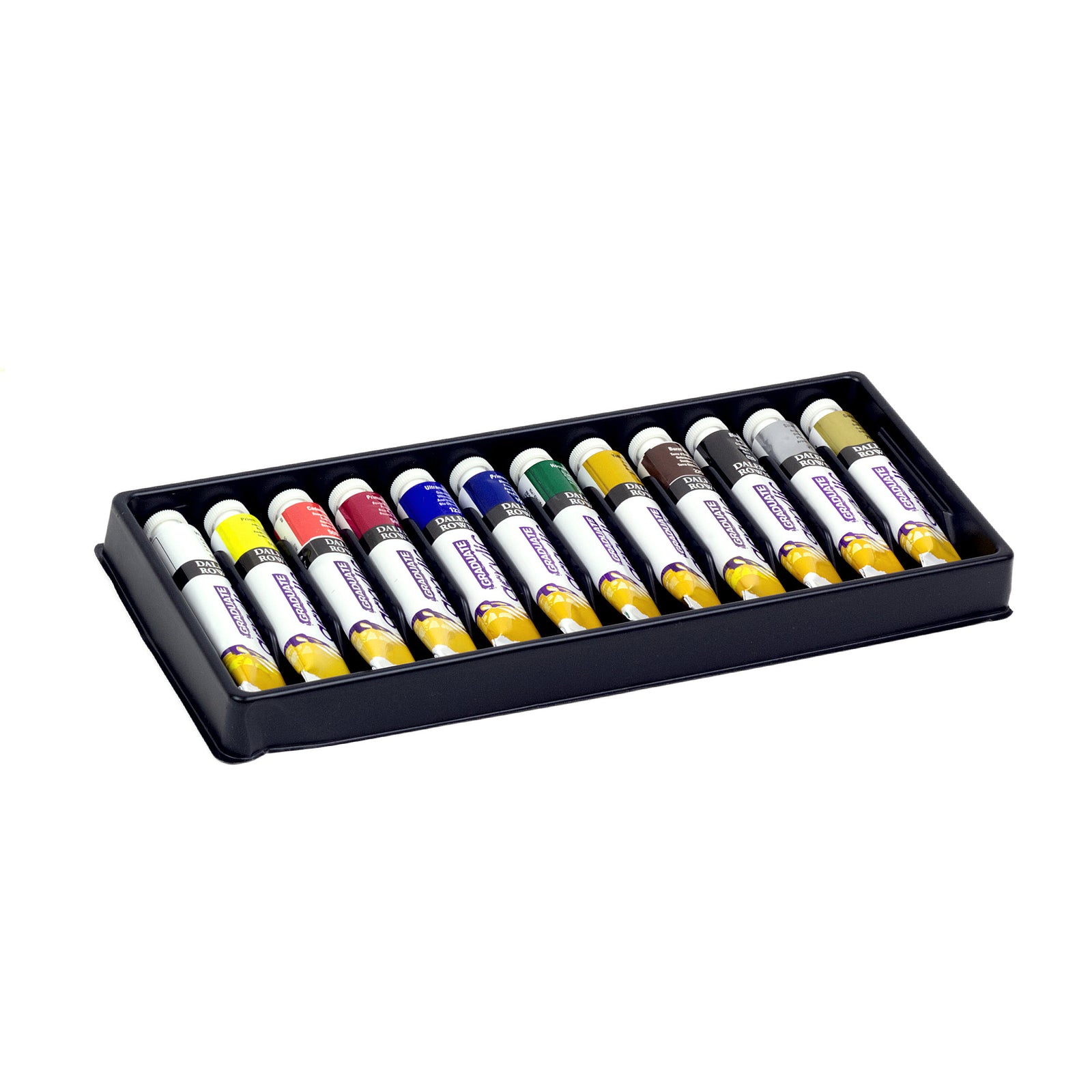 DALER ROWNEY Graduate set di colori acrilici 12 x 22 ml