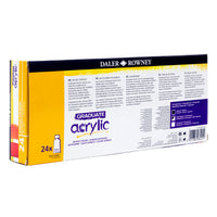 Set di colori acrilici DALER ROWNEY Graduate 24 x 22 ml