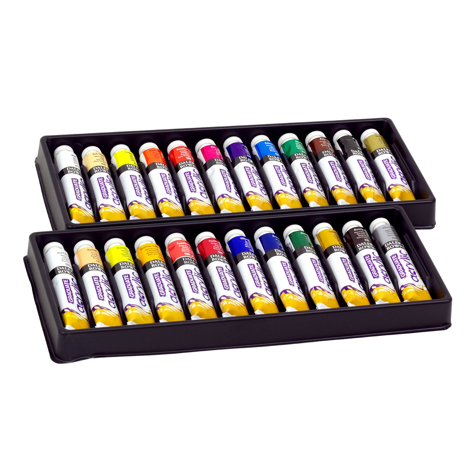 Set di colori acrilici DALER ROWNEY Graduate 24 x 22 ml