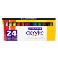 Set di colori acrilici DALER ROWNEY Graduate 24 x 22 ml