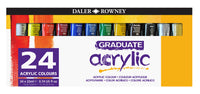 Set di colori acrilici DALER ROWNEY Graduate 24 x 22 ml