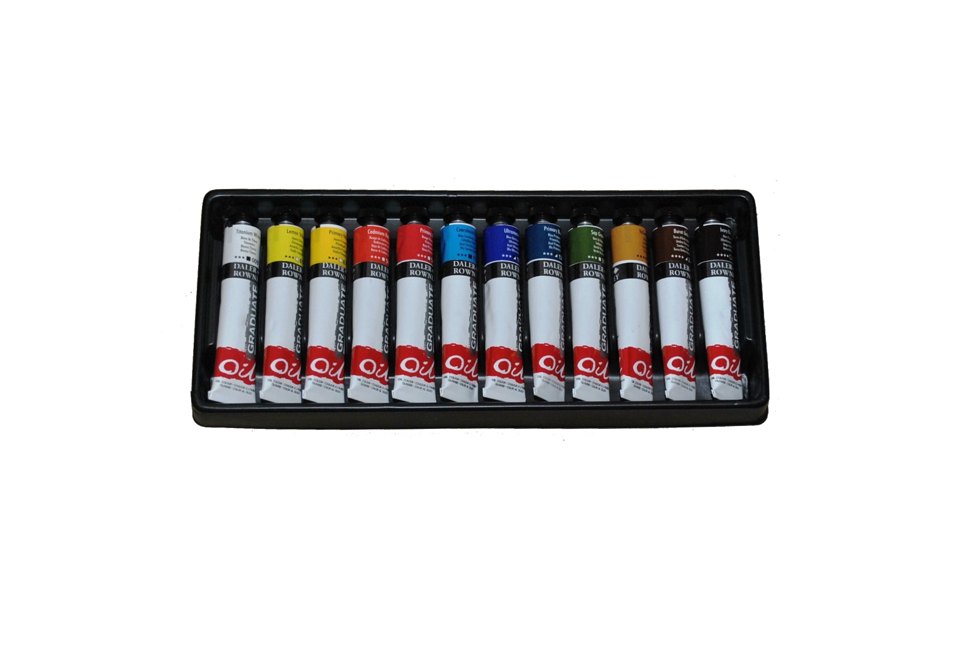 DALER ROWNEY D&R Graduate set di colori a olio 12 x 22 ml