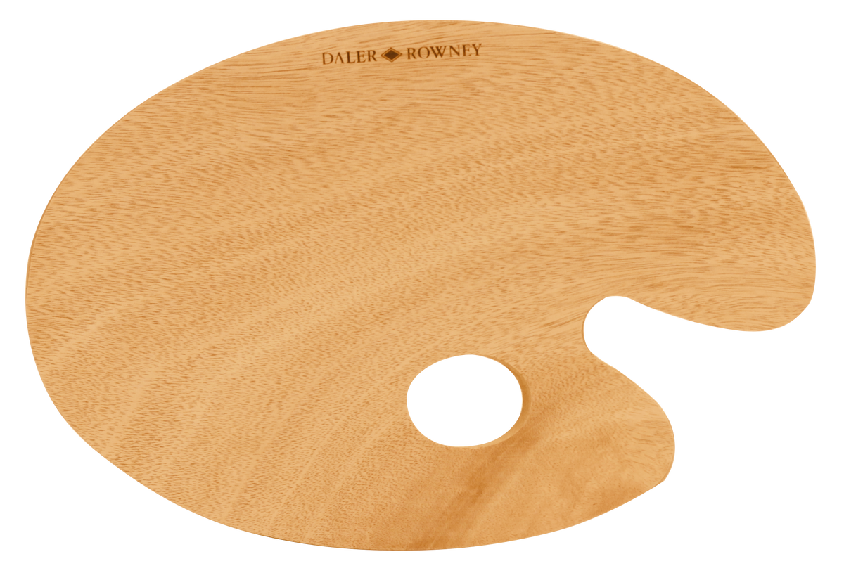 Tavolozza da pittura ovale in legno DALER ROWNEY 20 x 30 cm