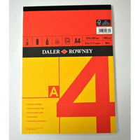 Album da disegno DALER ROWNEY Red & Yellow A4, 150 g, 25 fogli, incollato