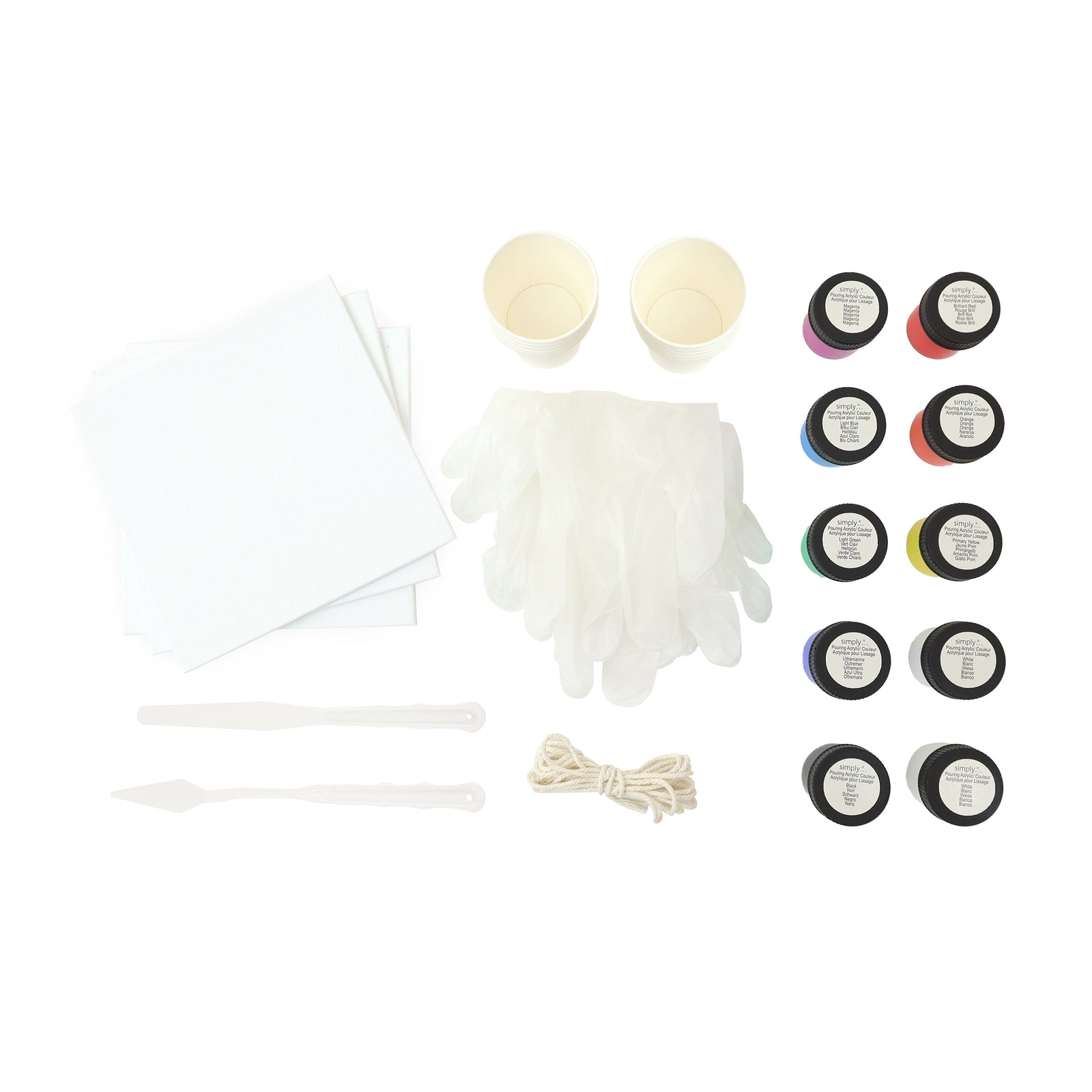 DALER ROWNEY D&R Simply set completo per pouring