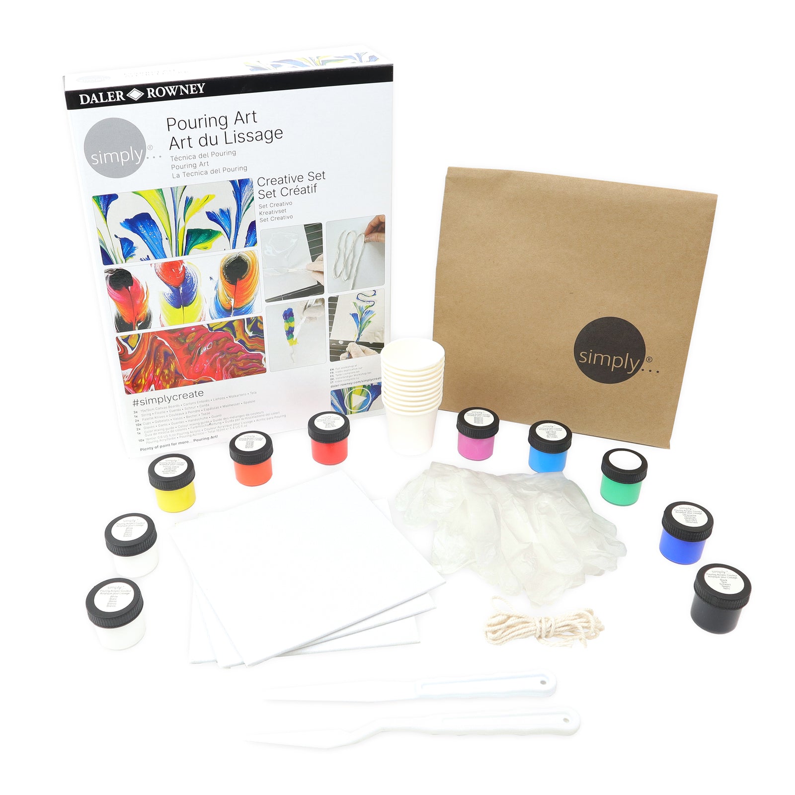 DALER ROWNEY D&R Simply set completo per pouring