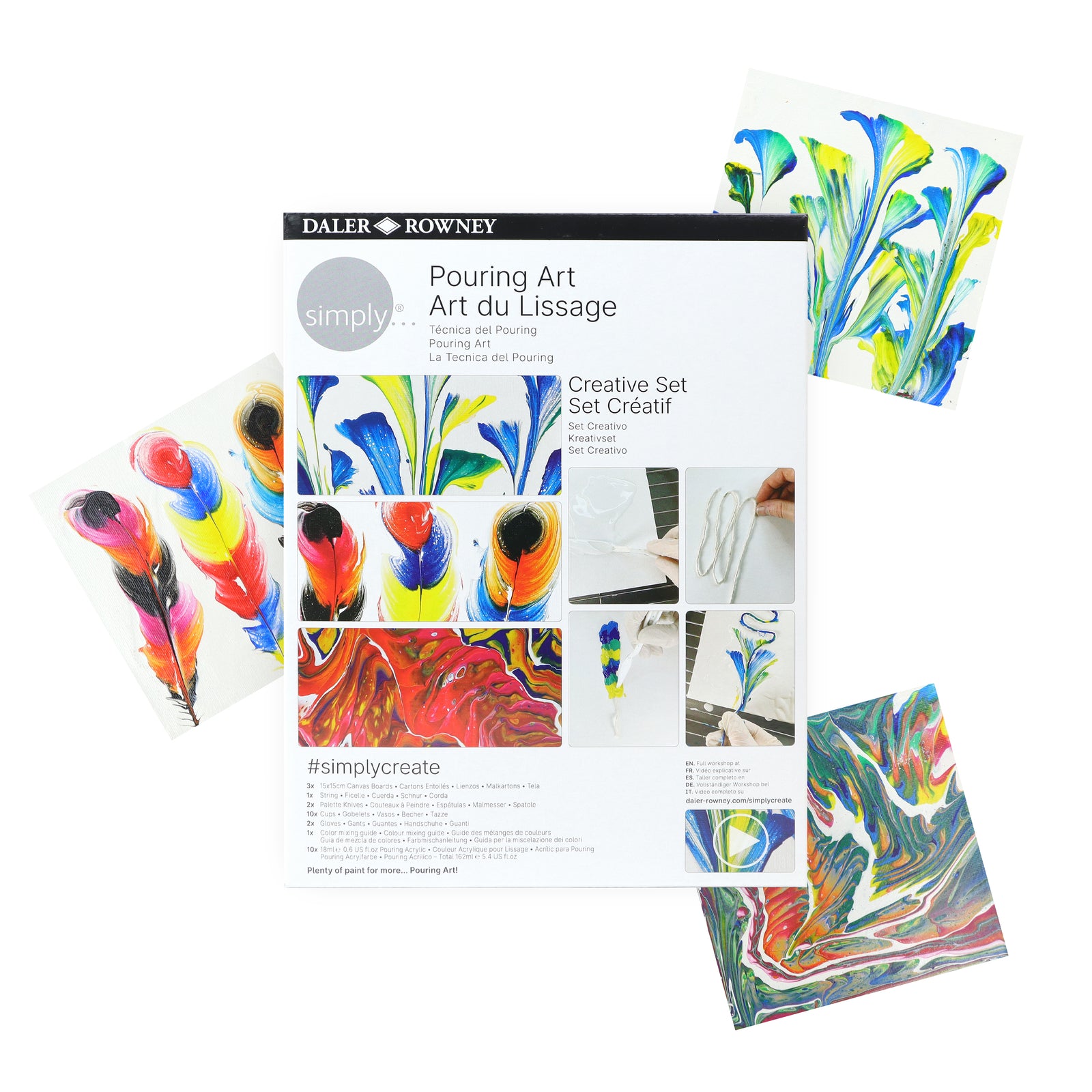 DALER ROWNEY D&R Simply set completo per pouring