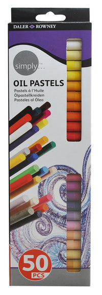 Pastelli a olio DALER ROWNEY Simply – set da 50 pz
