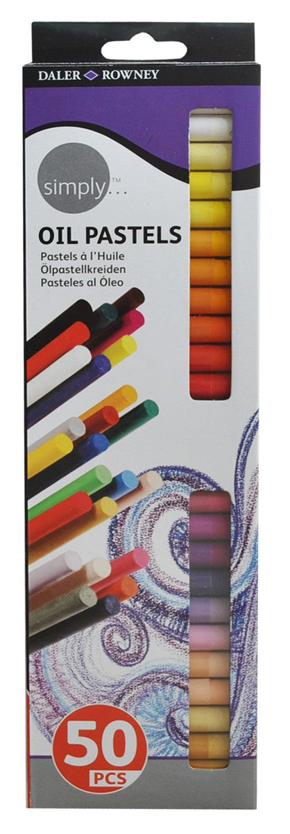 Pastelli a olio DALER ROWNEY Simply – set da 50 pz