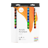 Set di colori acrilici DALER ROWNEY Simply 36 x 12 ml