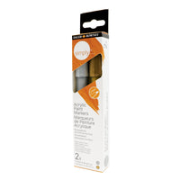 DALER ROWNEY Simply set di pennarelli acrilici oro e argento 2 pz