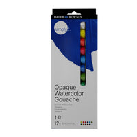 DALER ROWNEY Simply set di colori a tempera gouache 12 x 12 ml