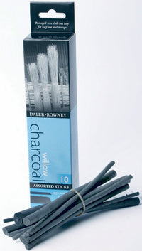 Carboncini per disegno DALER ROWNEY in misure assortite 2-10 mm - 10 pz