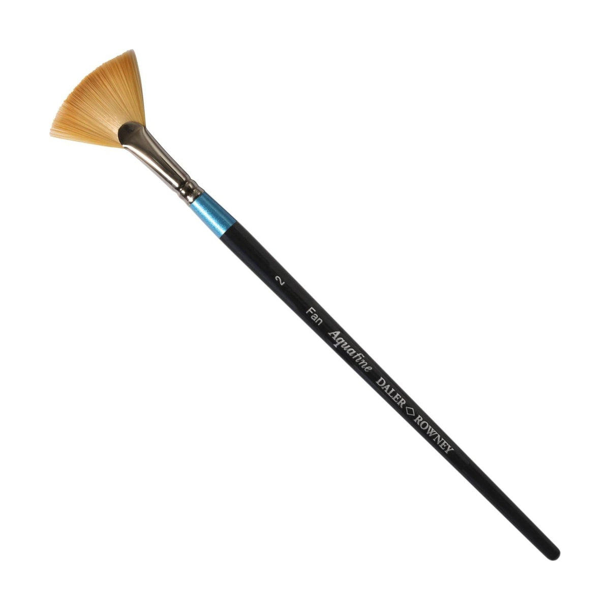 Pennello a ventaglio DALER ROWNEY Aquafine sintetico, manico corto – immagine 2