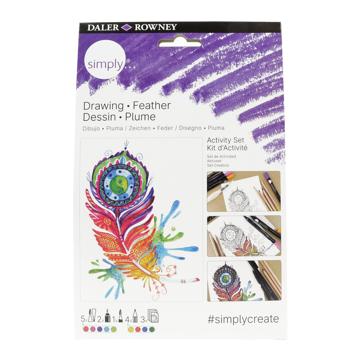 DALER ROWNEY D&R Simply set da disegno per principianti
