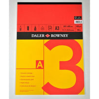 DALER ROWNEY Red & Yellow album da disegno A3 150 g 25 fg incollato