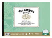 DALER ROWNEY The Langton Prestige blocco per acquerello CP Natural White 300 g 12F 25,4 x 35,6 cm – CP Natural White 300 g 12L 25,4 x 35,6 cm