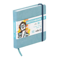 DARWI blocco da disegno Soft Blue 14 x 14 cm 140 g 80 fogli