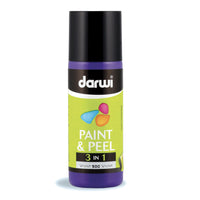Colore per vetro pelabile DARWI Paint & Peel 3in1 80 ml – viola