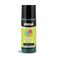 Colore per vetro pelabile DARWI Paint & Peel 3in1 80 ml – verde muschio