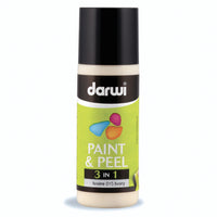 Colore per vetro pelabile DARWI Paint & Peel 3in1 80 ml – avorio
