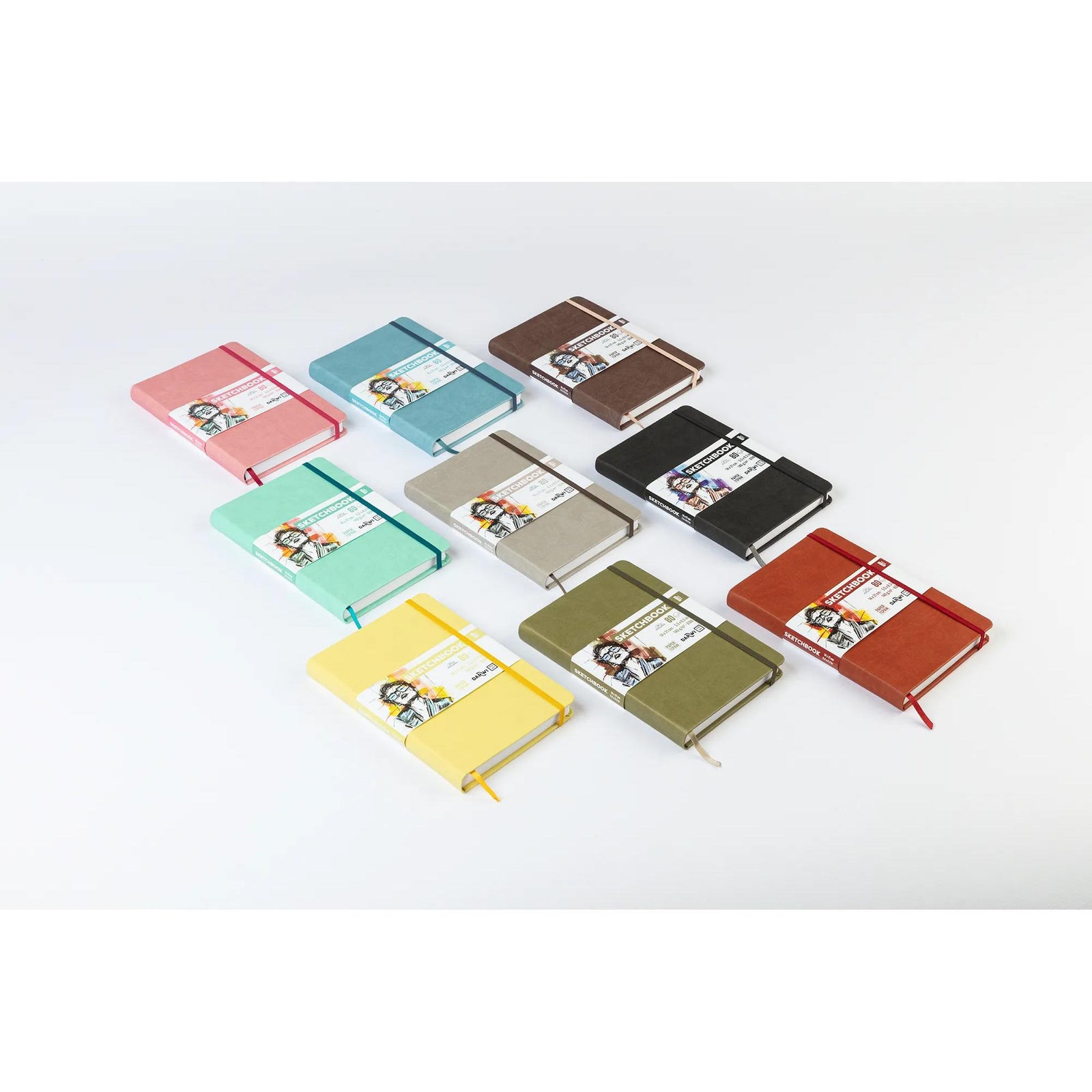 Blocco da disegno DARWI Brown 14 x 14 cm 140 g 80 fg
