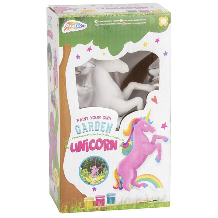 Decorazione da giardino da completare unicorno