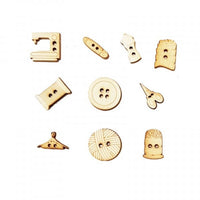 Decorazioni in legno in miniatura | scegli un set