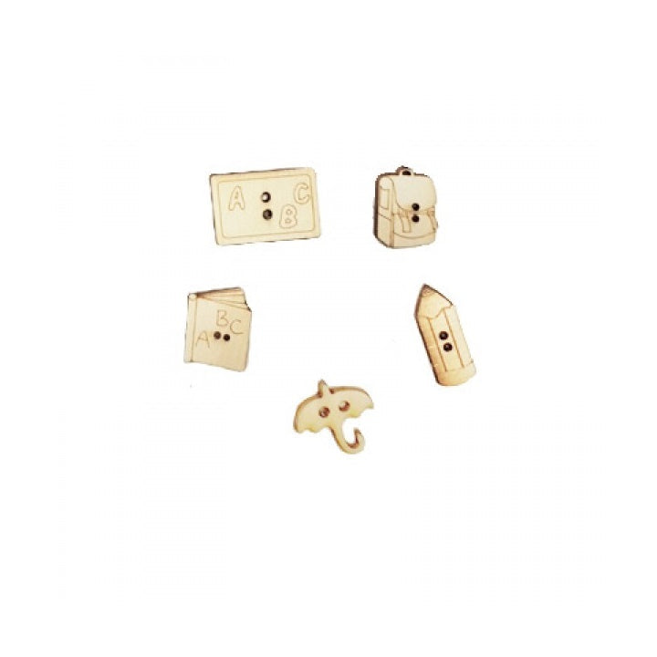 Decorazioni in legno in miniatura | scegli un set