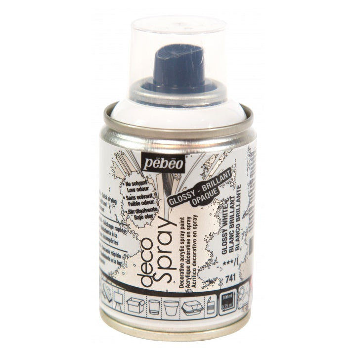 Spray decorativo Decospray Pebeo - 100 ml – glossy white