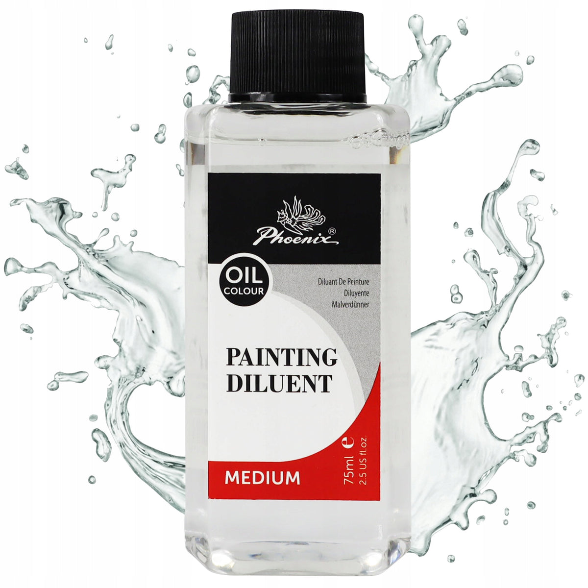 Diluente per colori a olio Phoenix, 75 – 500 ml