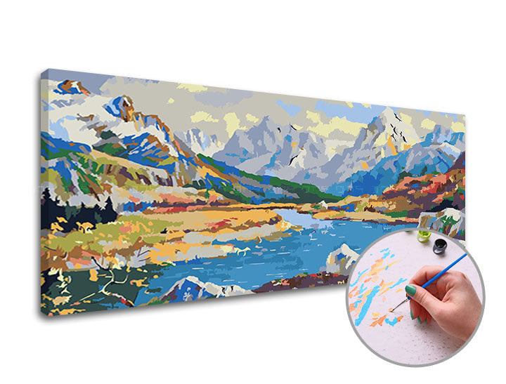 Dipingere con i numeri NELLA MONTAGNA | Level Starter