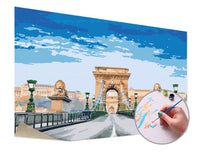 Dipingere con i numeri PONTE A BUDAPEST | Level Medium
