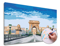 Dipingere con i numeri PONTE A BUDAPEST | Level Medium