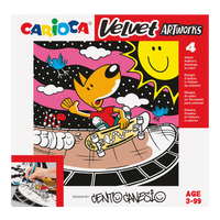 Disegni da colorare in velluto Carioca 4 pz – CENTO Sport